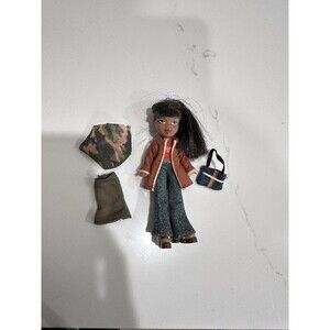 2002 Lil' Bratz Sasha Doll MGA Mixed Outfit Purse Extra Clothes Vintage Lot